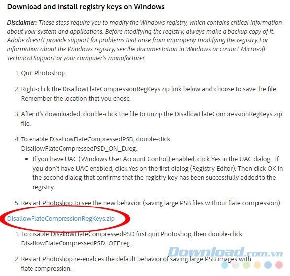 Tải về tiện ích mở rộng cho Photoshop