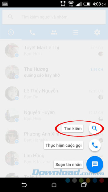 Tìm kiếm cuộc hội thoại