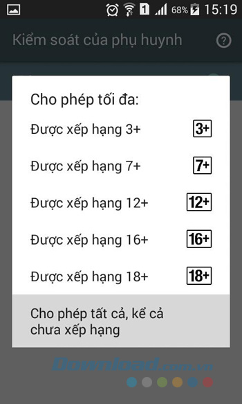 Xếp hạng ứng dụng