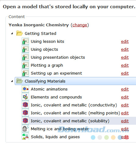Chọn bài học Chọn bài học