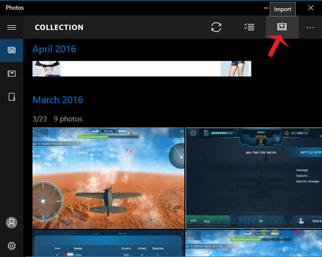 Import ảnh Import ảnh