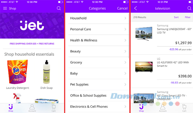 Ứng dụng mua hàng online