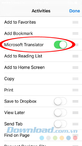 Kích hoạt Microsoft Translator Kích hoạt Microsoft Translator