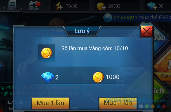 Dùng kim cương mua vàng