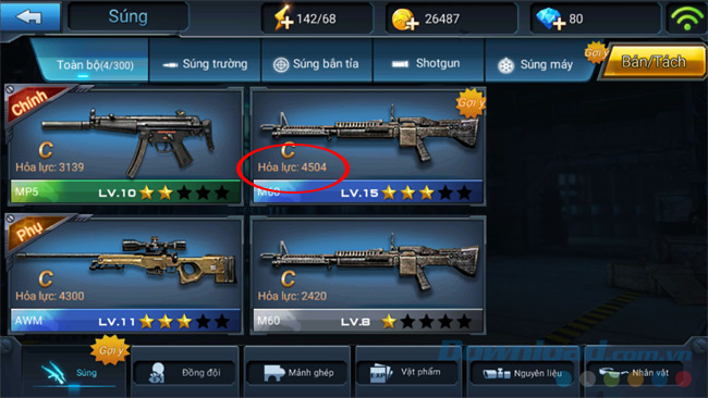 Chọn súng cần chiết