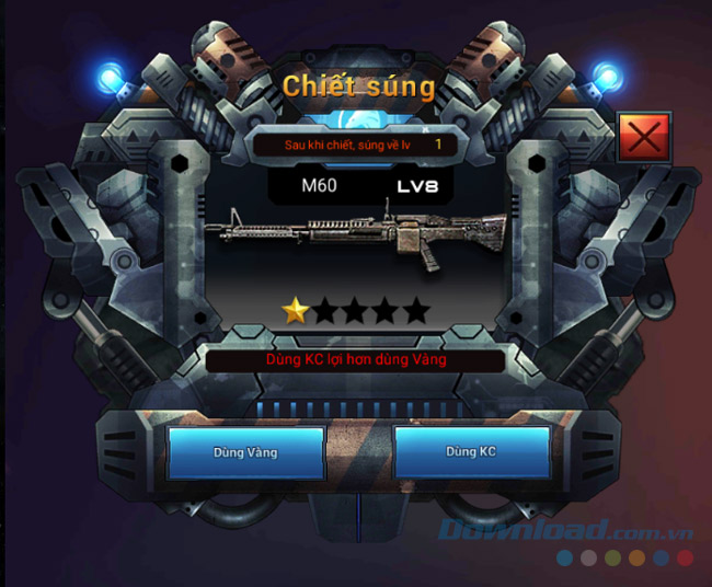 Chọn nguyên liệu chiết súng