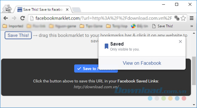 Thông báo đã lưu thành công Thông báo đã lưu thành công