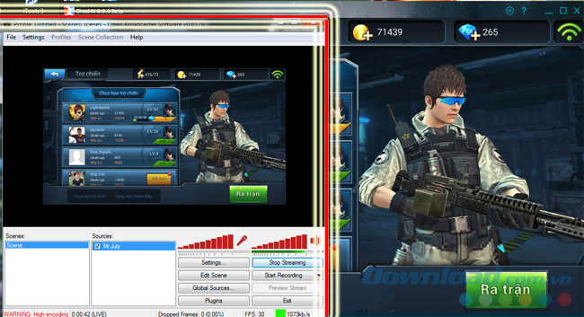 màn hình game và streaming màn hình game và streaming