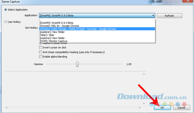 Thiết lập cho OBS Thiết lập cho OBS