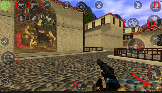 Chơi game CS 1.6 bằng điện thoại