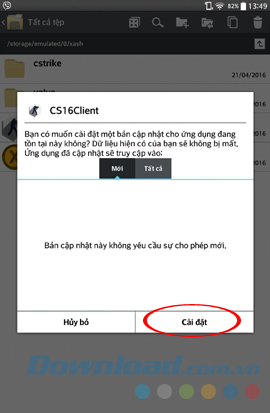 Cách chơi game CS trên máy Android