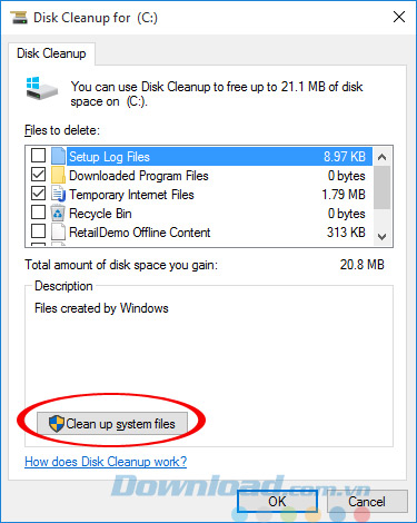 Dọn dẹp file hệ thống