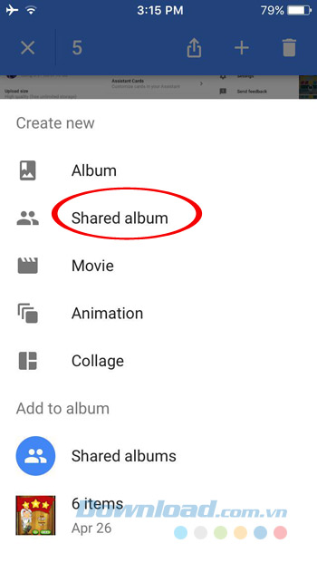 Chia sẻ Album Chia sẻ Album
