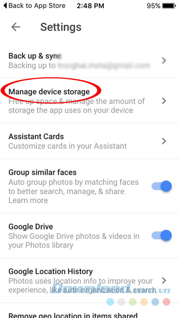 Quản lý bộ nhớ thiết bị Quản lý bộ nhớ thiết bị