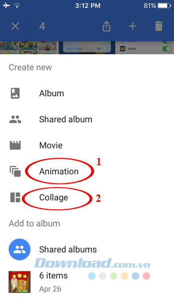Tạo ảnh Gif động, ảnh ghép Tạo ảnh Gif động, ảnh ghép