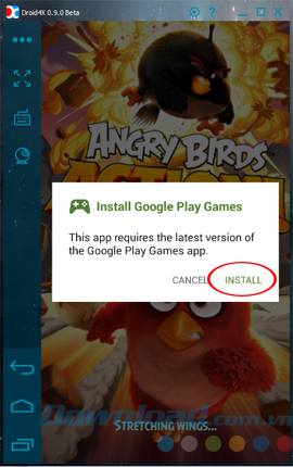 Chơi game Angry Birds Action bằng máy tính