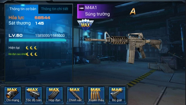 Vũ khí mạnh nhất game Chiến Dịch Huyền Thoại