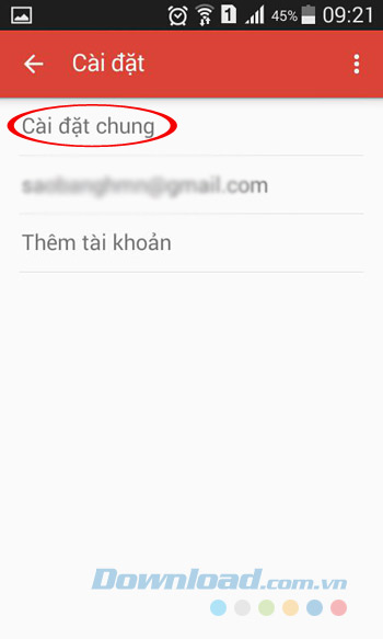 Cài đặt chung Cài đặt chung