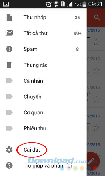 Cài đặt Cài đặt