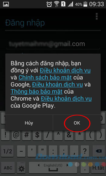 Đồng ý các điều khoản dịch vụ Đồng ý các điều khoản dịch vụ