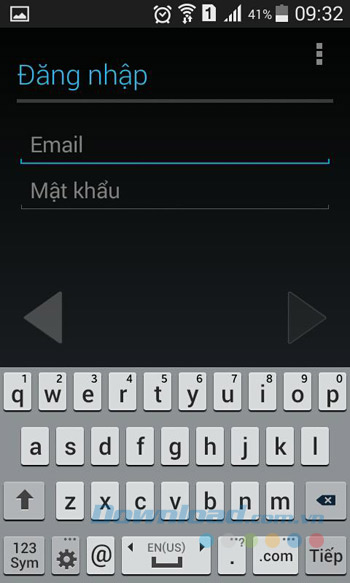 Nhập tài khoản Nhập tài khoản