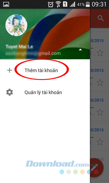 Thêm tài khoản Thêm tài khoản