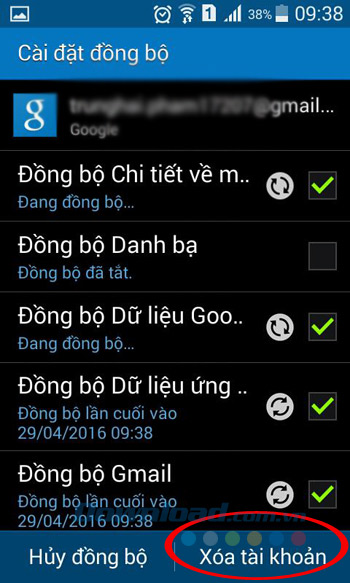 Thoát tài khoản Thoát tài khoản