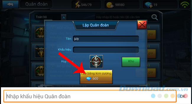 Tìm hiểu về Quân Đoàn trong game Chiến Dịch Huyền Thoại