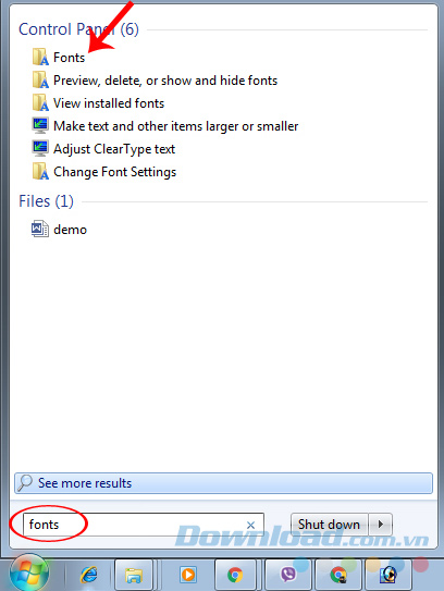 Cài font tiếng Việt cho Photoshop