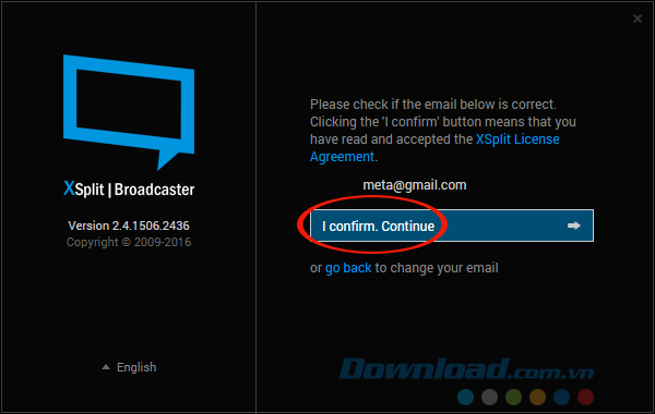 Sử dụng phần mềm XSplit Broadcaster