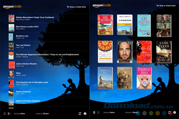 Ứng dụng đọc sách trên điện thoại