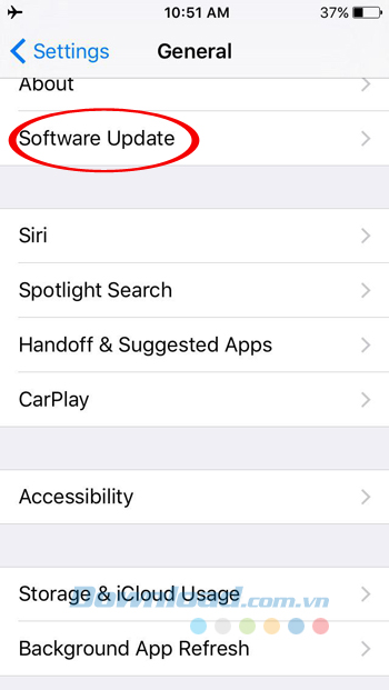 Cập nhật phần mềm