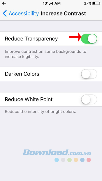 Giảm độ trong suốt