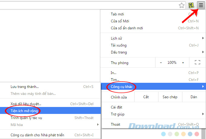 gỡ bỏ tiện ích mở rộng của Chrome gỡ bỏ tiện ích mở rộng của Chrome