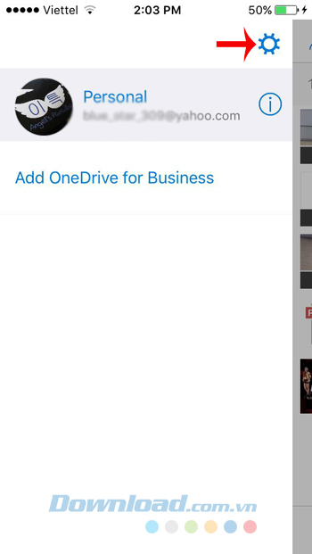 Vào phần Cài đặt Vào phần Cài đặt