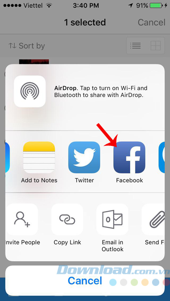Chọn hình thức chia sẻ Chọn hình thức chia sẻ