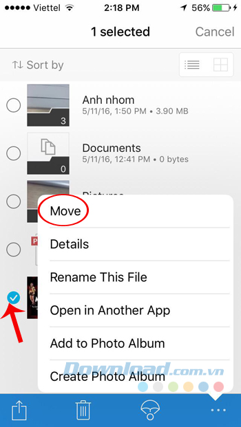 Di chuyển ảnh Di chuyển ảnh