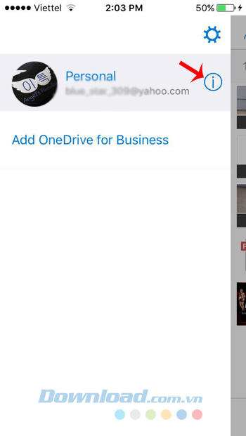 Nhấn vào Cá nhân Nhấn vào Cá nhân