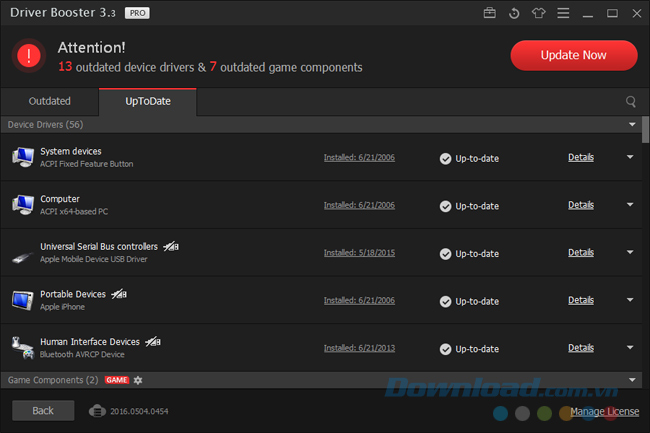 Các driver cũ đã lỗi thời Các driver cũ đã lỗi thời