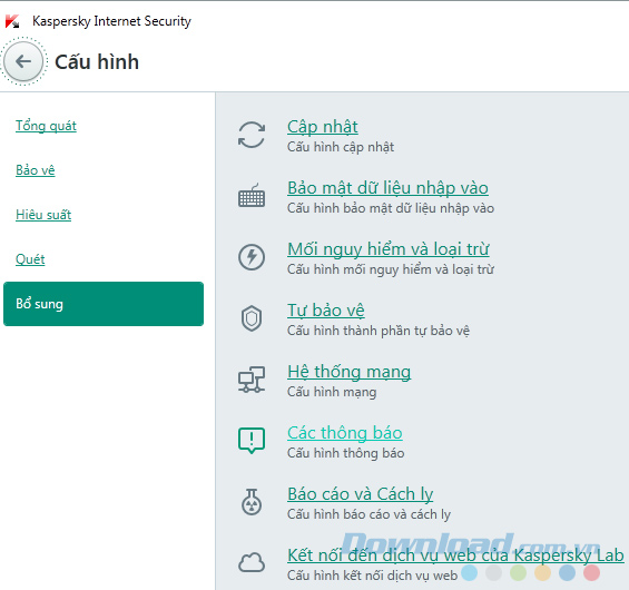 sử dụng phần mềm Kaspersky Internet Security sử dụng phần mềm Kaspersky Internet Security