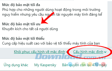 Chế độ quét virus Chế độ quét virus