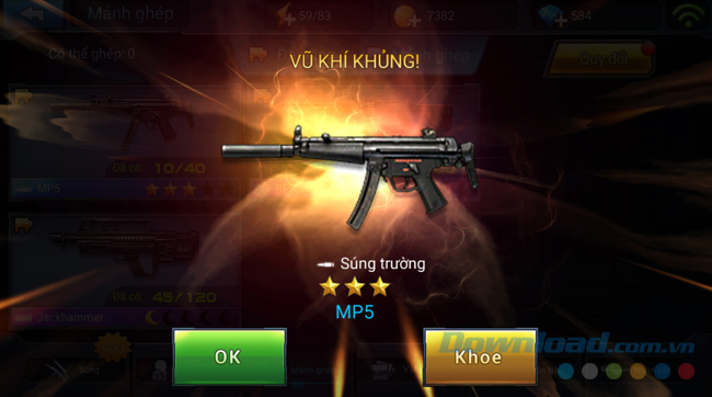 Ghép súng thành công