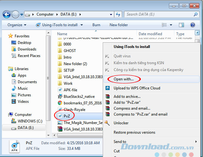 Cài game cho Droid4X Cài game cho Droid4X