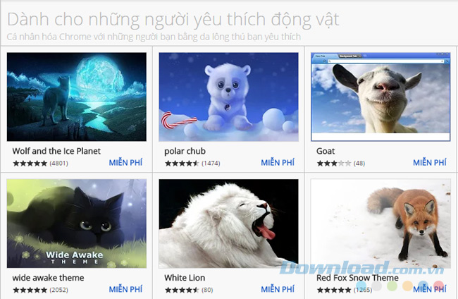 Đổi theme trình duyệt web