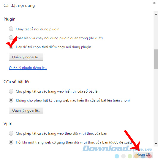 Không cho Flash tự chạy trên Chrome Không cho Flash tự chạy trên Chrome