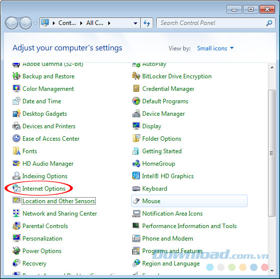 Sửa lỗi không tải được Flash