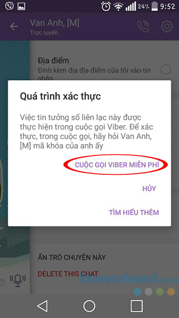 Cuộc gọi Viber Cuộc gọi Viber