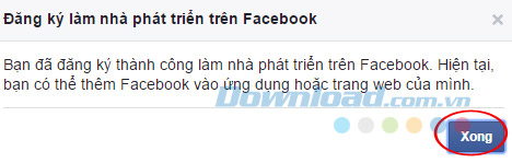 Hoàn tất đăng ký