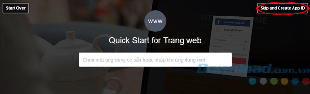 Tạo ID ứng dụng