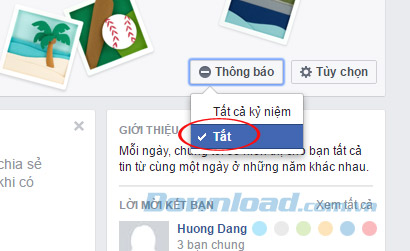 Chặn thông báo "Ngày này năm xưa"